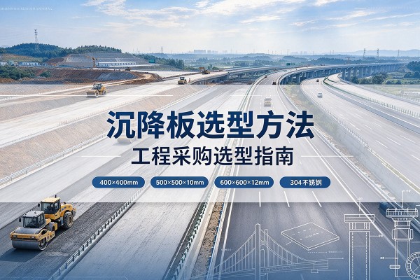 离石沉降板选择方法